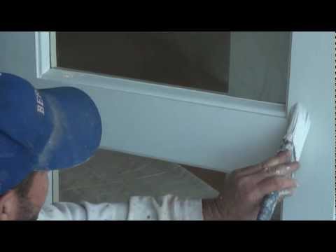 How To Paint A Front Door - Painting the exterior of a glass panel door or french doors.