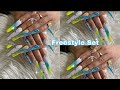 Xxl acrylic nails | Freestyle set