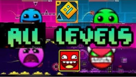 If i die, the video ends.. All robtop levels!!!!