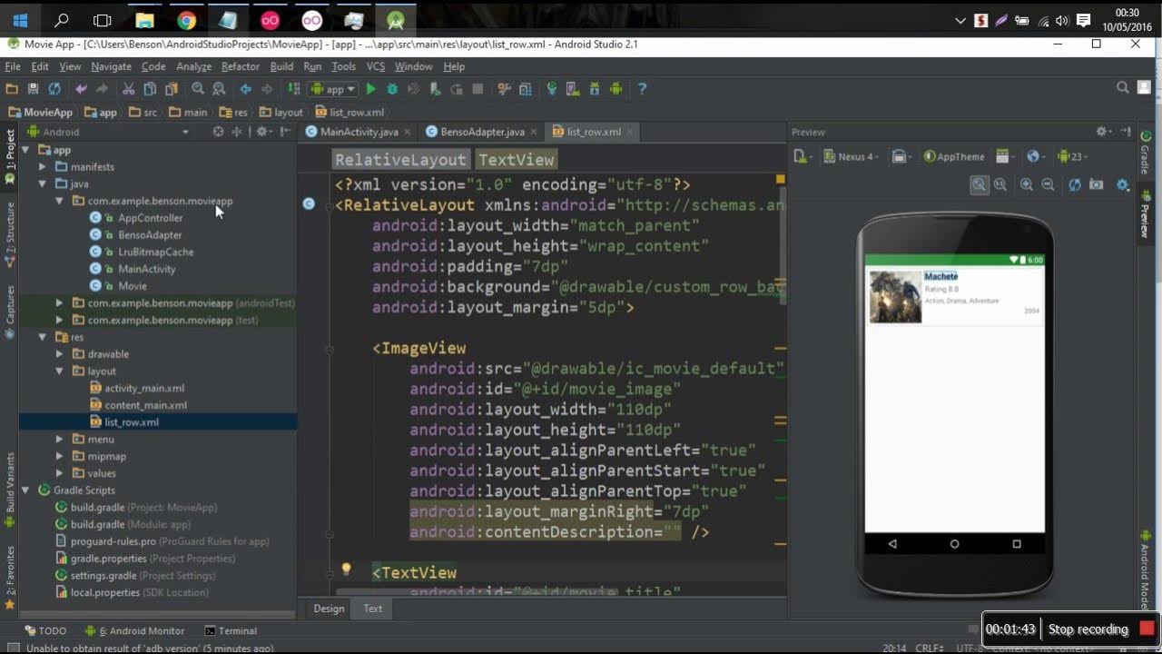 AndroidLoad json data using Volley Singleton and Glide to load Images ...