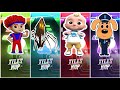 D Billions vs Spider House Head vs Cocomelon vs Sheriff Labrador....Tiles Hop EDM Rush Gameplay ||😜