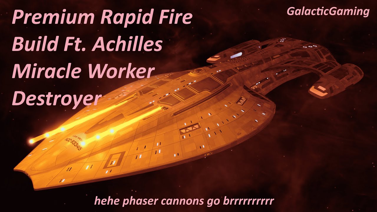 Premium Rapid Fire Build Ft.  Achilles Miracle Worker Heavy Destroyer