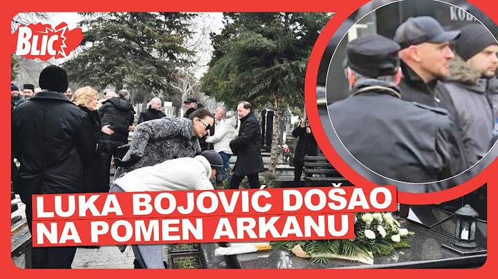 LUKA BOJOVIĆ NA POMENU ARKANU! Prvi put uslikan nakon dve godine od izručenja iz Španije