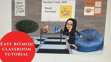 HOW TO CREATE A VIRTUAL (BITMOJI) CLASSROOM USING GOOGLE SLIDES