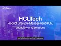 Product Lifecycle Management (PLM) capability and solutions by HCLTech
