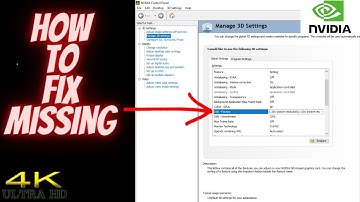 How To Fix Missing DSR Factors  ( Nvidia Control Panel )