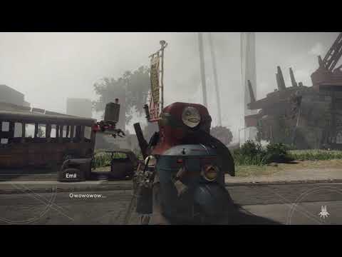 NieR:Automata How To Get Emil to sell Weapons at Resistance Camp
