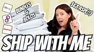 What Sold on Poshmark and Ebay This Weekend?  Bundles and BOLOS!  With a whopping $63 ASP!