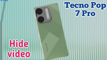 Photo Hide In Tecno Pop 7 Pro, How To Hide Photo And Video In Tecno Pop 7 Pro, Tecno Pop 7 Pro