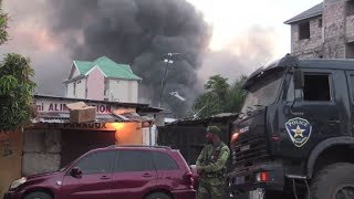 Fire breaks out in DR Congo election commission building