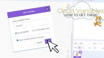 How to enable CLOUD VARIBLES on your SCRATCH project! | Scratch Tutorial