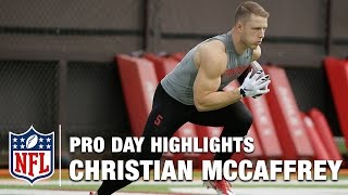 Christian McCaffrey Pro Day Highlights & Bucky Brooks Analysis | NFL | Path to the Draft