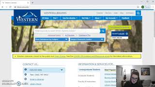 WWU Library Website Tutorial