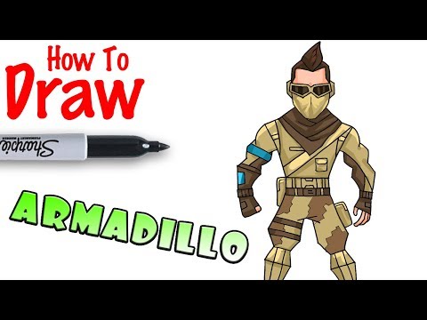 Comment dessiner Armadillo | Fortnite