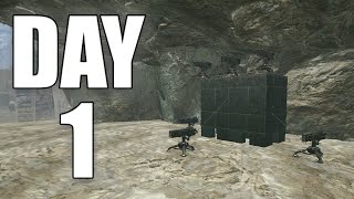 Defending Triple Waterfall Cave Duo On Day 1  Ark Pvp 