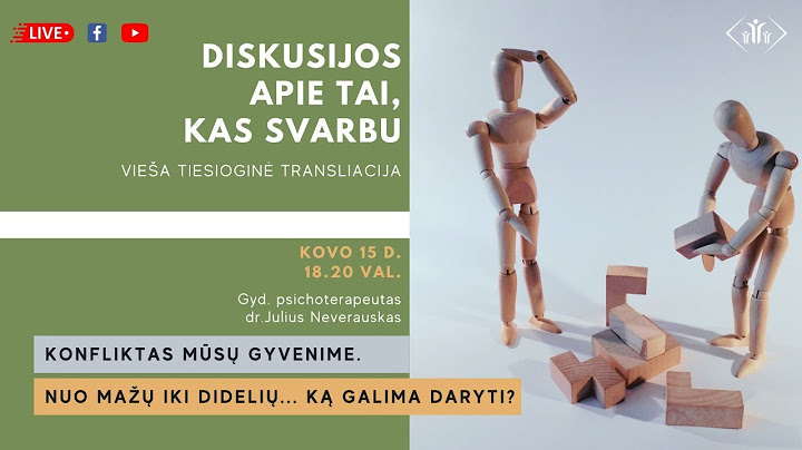 Konfliktai mūsų gyvenime. Nuo mažų iki didelių… Ką galima daryti? Gyd. dr. Julius Neverauskas