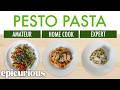 4 levels of pesto pasta amateur to food scientist  epicurious