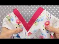 The simplest techniques to sew V neckline without any mistakes | Sewing Tips and Tricks