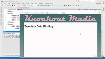 Learning Knockout.JS: Updating the Model from the View and Vice Versa | packtpub.com