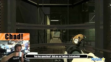 Portal 2 Live Walkthrough with Chad-Part 32