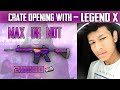 Fool M416 crate opening with Legend X✌️. Max or Not🤔. 20000 uc spend on this crate😱.