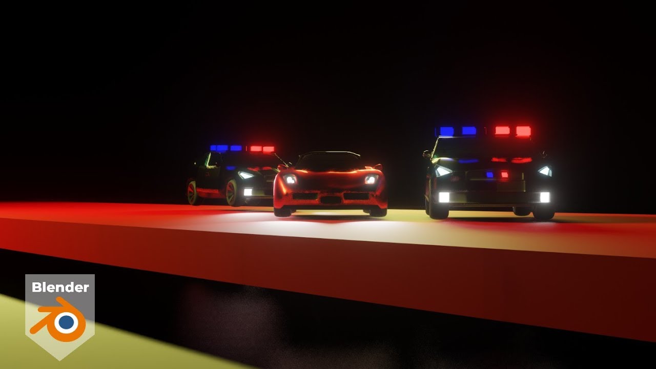 Blender Car Chase Scene YouTube