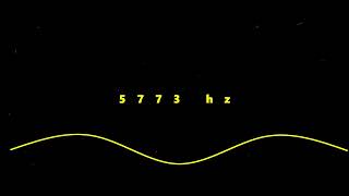 5773 HZ FREQUENCY PURE TONE 10 MINUTES NO Voice, For Meditation, Testing | Black Screen