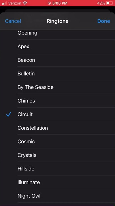 Phone App: Ringtones Soundtrack: Circuit