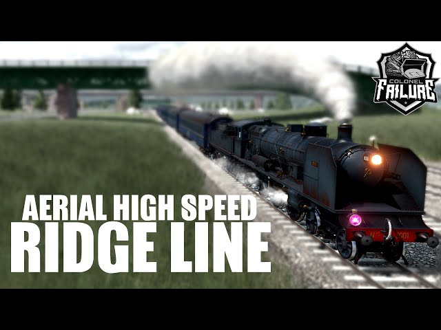 Aerial high speed line | Transport Fever 2 Mainline #55