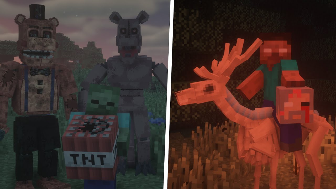 TRANSFORMEI O MINECRAFT EM UM JOGO DE TERROR MUITO ASSUSTADOR! - ESPECIAL  HALLOWEEN 