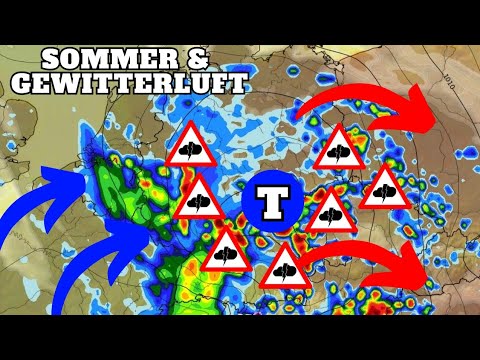 Neue Sommer & Gewitterluft auf dem Weg! Neue Unwetterlagen durch kräftiges Tief möglich!