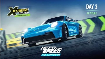 Need For Speed: No Limits || Xtreme Racing Championship || Porsche 911 GT3 || Apititude - Day 3