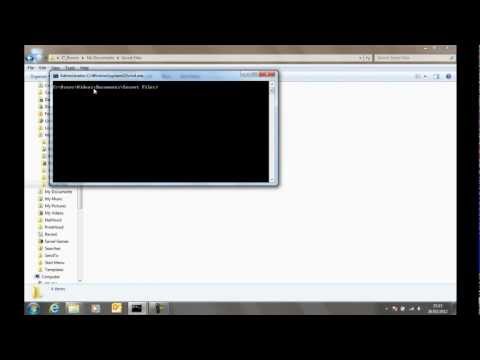 System Files Part 2 - Removing system file attributes with batch file