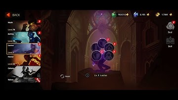 Buying a new character in shadow knight ninja fighting