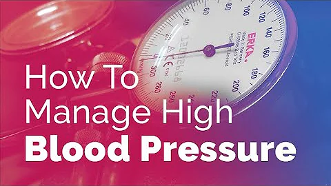 Ways To Manage HIGH BLOOD PRESSURE