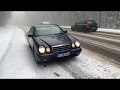 Winterfahrt im Mercedes E430 (W210)