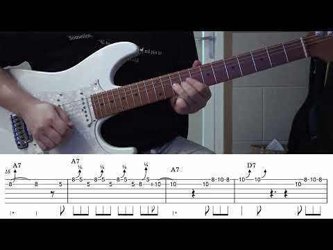easy blues solo (A) - guitarist hwang