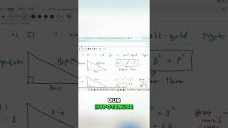 Pythagorean Theorem Explained: Solving for Perpendicular #shorts