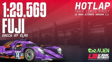 Le Mans Ultimate Hotlap: Oreca 07 LMP2 ELMS @ Fuji (1.1)