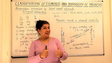 XI -3 #18 - Diagonal Relationship of Second Period Elements - Periodic Classification Of Elements