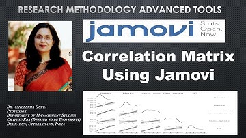 19 Correlation Matrix Using Jamovi (jamovi) (correlation)