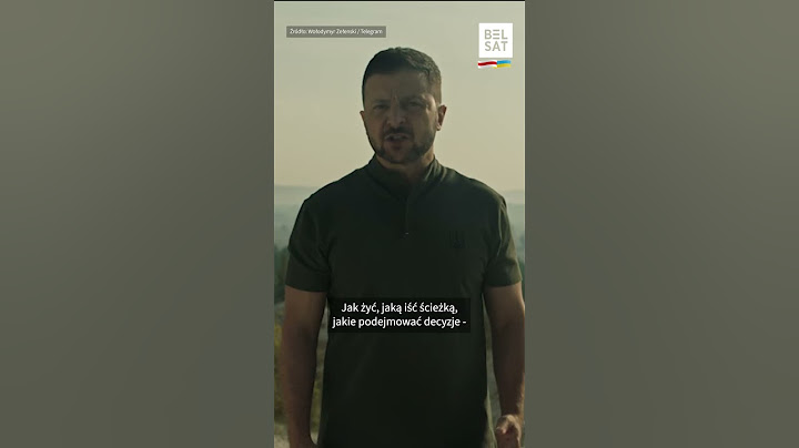 Zełenski: Putin nie będzie nam mówić, jak mamy żyć! #shorts