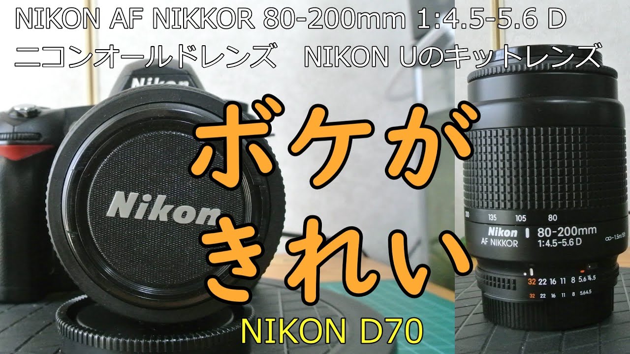 一触即発‼】やばかった！一眼レフカメラ ニコン 名機D70 特集 対抗心