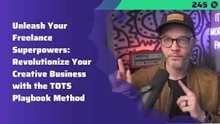 Unleash Your Freelance Superpowers: Revolutionize Your Business with the TOTS Playbook Method
Are you ready to make your freelance life more efficient, enjoyable, and, lets face it, less chaotic? Our latest podcast episode is the perfect companion for your creative journey!
Discover the secrets to organizing your freelance business for more consistency and room to grow. Say goodbye to flying by the seat of your pants and welcome the magic of creating your very own recipes using the TOTS Playbook Method.
In this episode, we explore:
Starting small: Pinpoint the tasks that zap your energy and learn to map out your client journey from start to finish.
Crafting your recipe: Master the TOTS Playbook Method (Training Video, Outline, Timing, and Specifics) and capture your creative process with our favorite tools.
Fine-tuning your masterpiece: Gather feedback, make tweaks, and keep polishing your process for outstanding results.
Growing your creative world: Embrace the benefits of systems and processes to take on more projects without losing your sanity.
Dont miss this opportunity to level up your freelance adventure and tap into your full creative potential. Experience the difference that a little organization can make for your creative work and well-being.
🎧 Are you ready to unleash your creative superpowers? Click here to listen now!
For full show notes, visit https://6figurecreative.com/245 Unleash Your Freelance Superpowers: Revolutionize Your Business with the TOTS Playbook Method