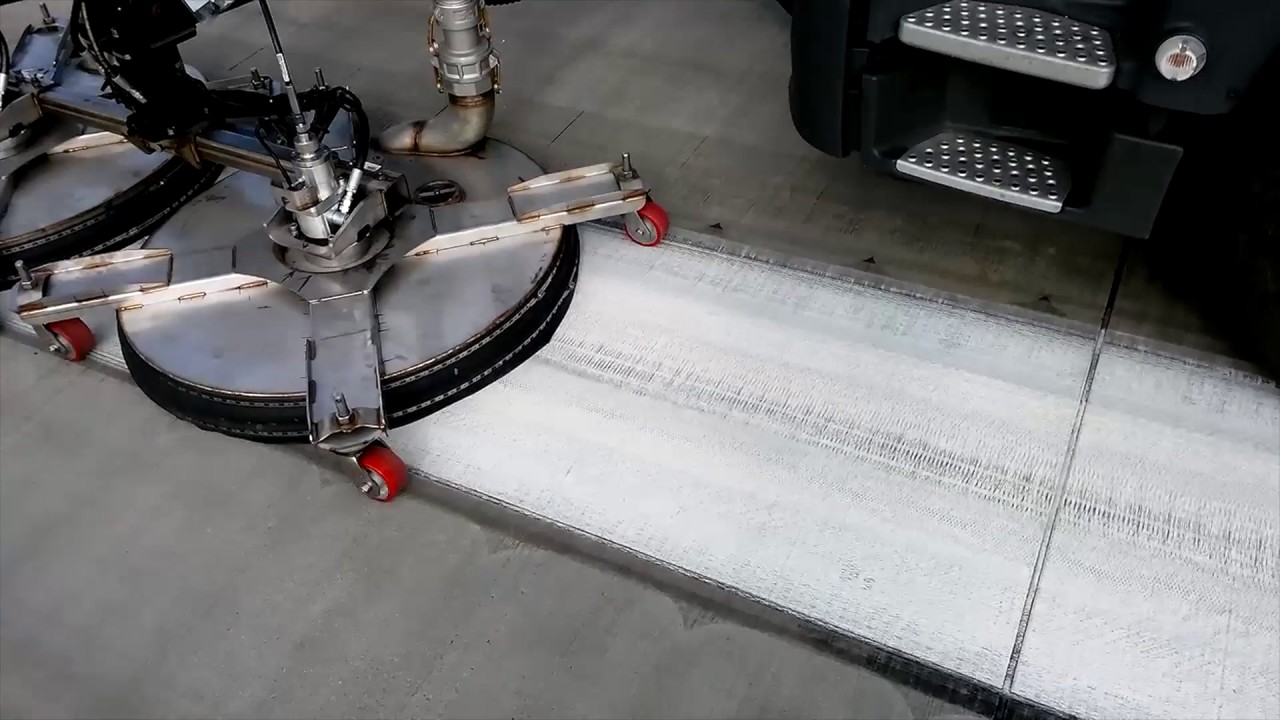 Rubber Removal-SH8000-36 inch-2 heads tandem-white airport marking-Lukas S 1