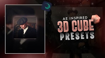 3D CUBE 🧊🤤 ALIGHTMOTION PRESETS ▪︎ ASH CREATIONS X ▪︎ ALIGHTMOTION PRESETS ▪︎