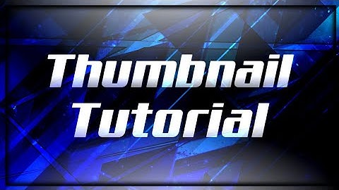 How To Make YouTube Thumbnails On Android (PS Touch) 2017