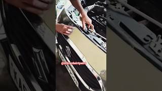 Swift Dzire bumper putty finishing #automobile ................  #Allcardaintpaint