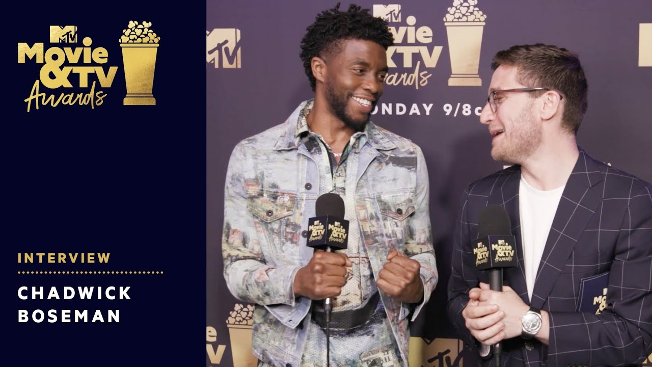 black panther 2 trailer Chadwick Boseman Reacts to Award Wins & Tiffany Haddish's Monologue | 2018 MTV Movie & TV Awards