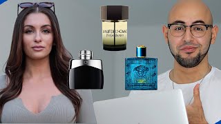 Reacting To Women ‘Blind Reacting To Men’s Popular Fragrances’ | Cologne/Perfume Review 2022